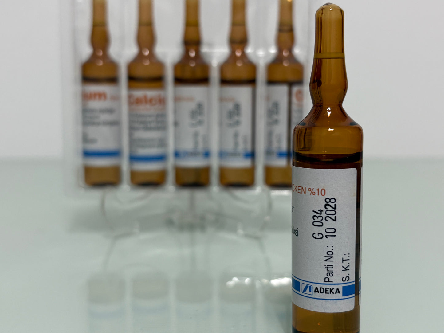 Calcium Gluconate 10% (10 ml) | Injectable Solution (IV) | x5