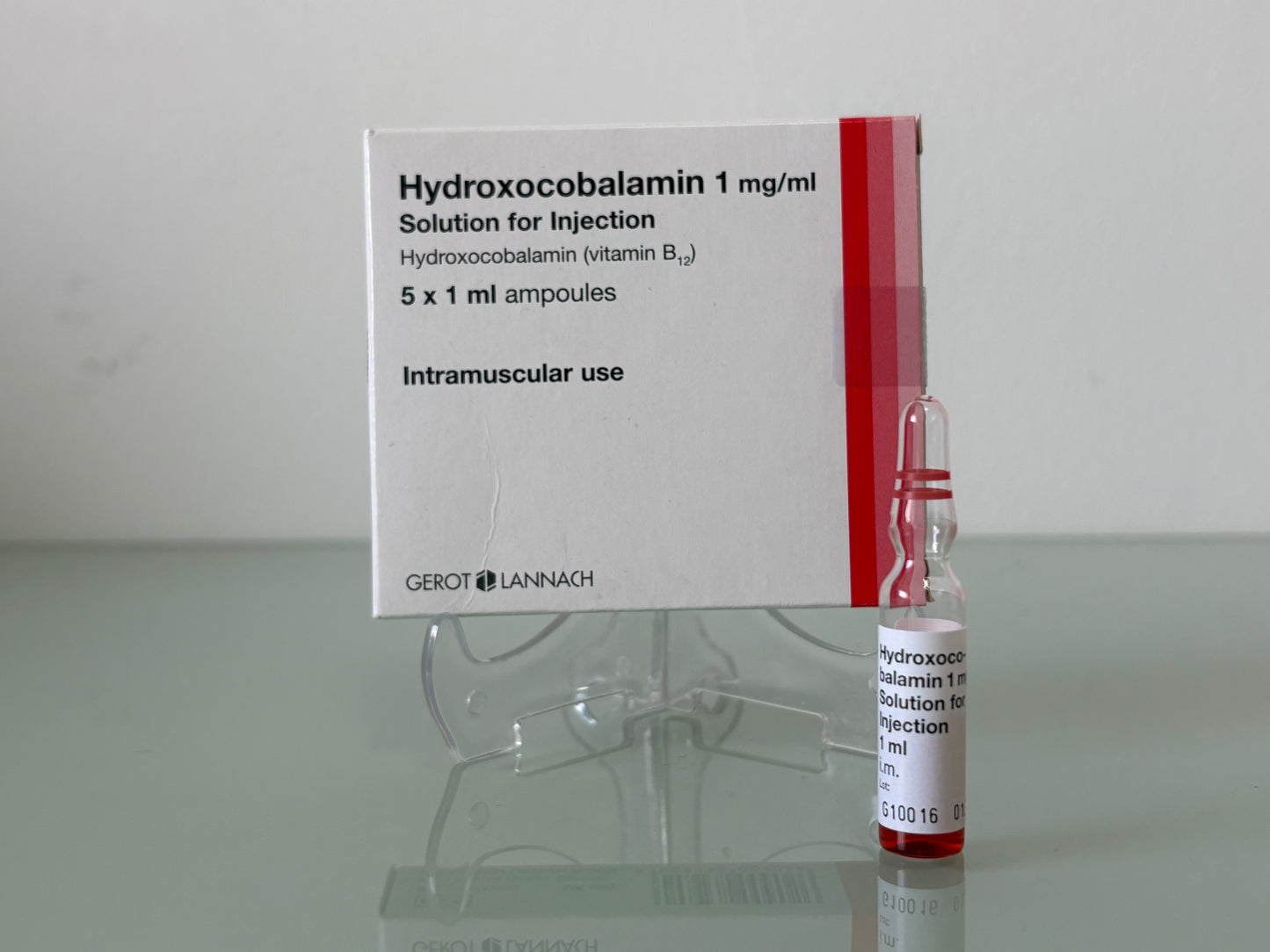 Gerot Lannach Hydroxocobalamin 1mg/ml ā Vitamin B12 Injection (IM) | x5