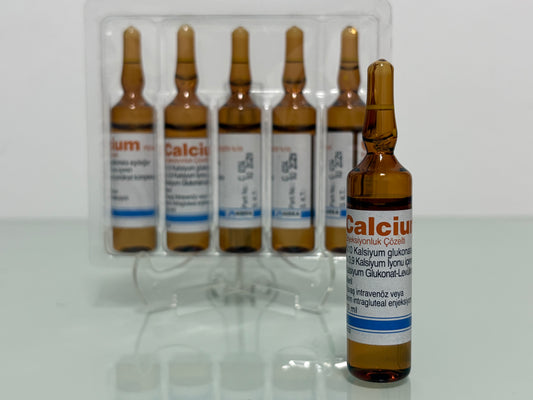 Calcium Gluconate 10% (10 ml) | Injectable Solution (IV) | x5