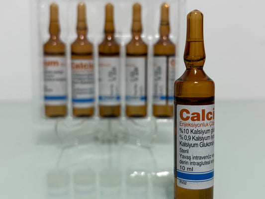 Calcium Gluconate 10% (10 ml) | Injectable Solution (IV) | x5